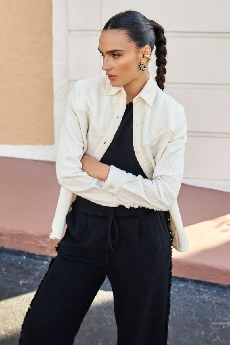 MELISSA BUTTON DOWN TOP
